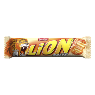 Nestle Baton Lion White Nadziewany Wafel Z Karmelem I Płatkami Pszennymi W Białej Polewie 42 G