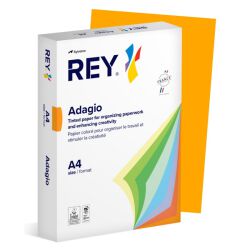 Rey Adagio Papier ksero A4, 80Gsm, 70 Pomarańczowy Intense *Ryada080X415 R100