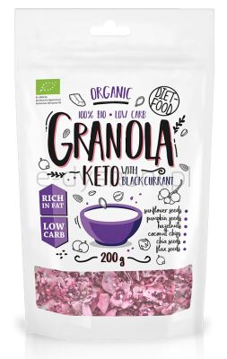 Diet Food Keto granola z porzeczką BIO 200 g