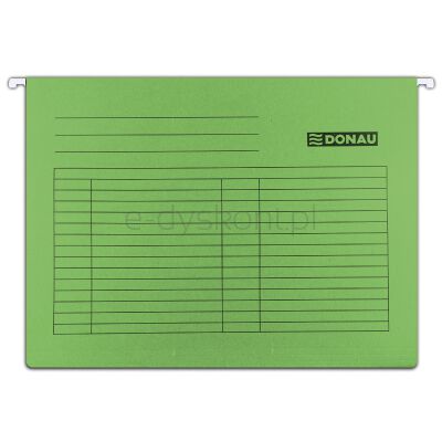 Donau Teczka zawieszkowa A4, 230Gsm, Zielona