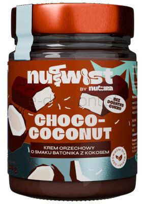 Nutwist Krem orzechowy o smaku batonika czekoladowo-kokosoweg bez dodatku cukru 250g