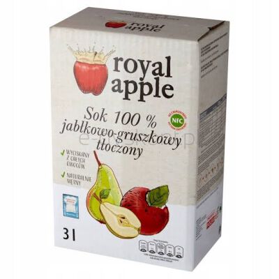 Royal Apple Sok Jabłkowo-Gruszkowy 2L Nfc