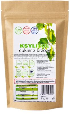 Vinet Ksylitol Fiński  Cukier Z Brzozy 1 Kg