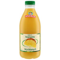 Andros Sok z ananasów wyciskanych 1l SK