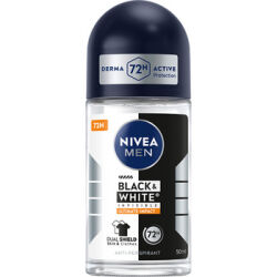 NIVEA MEN Antyperspirant Black&White Invisible Ultimate Impact roll-on 50ml