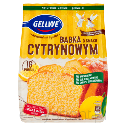 Gellwe Babka O Smaku Cytrynowym 375 G