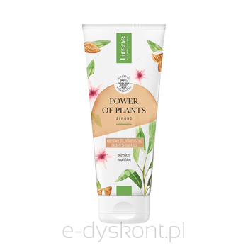 Lirene Power Of Plants Almond Kremowy Żel Pod Prysznic 200 Ml