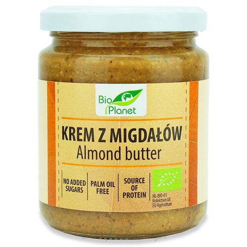 Krem Z Prażonych Migdałów Bio 250 G - Bio Planet [BIO]