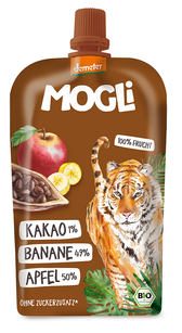 Mus Jabłko - Banan - Kakao Bez Dodatku Cukrów Demeter Bio 120 G - Mogli [BIO]