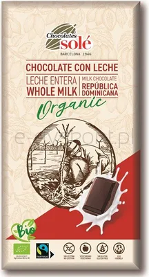 Czekolada mleczna BIO 100 g