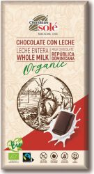 Sole Czekolada Mleczna Bio 100 G
