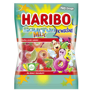 Haribo Sourfun Mix Kwaśne 160G