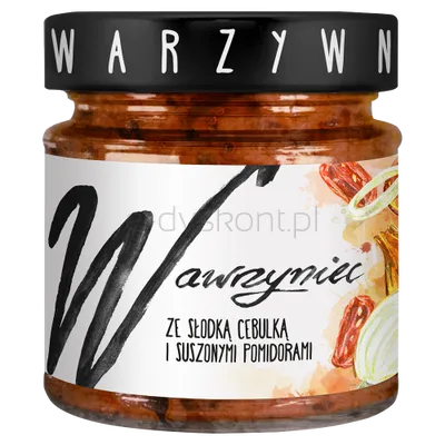Wawrzyniec Pasta Warzywna  Ze Słodką Cebulką I Suszonymi Pomidorami 180G