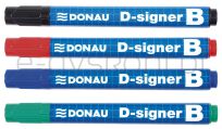 Donau Marker Do Tablic D-Signer B, Okrągły, 2-4Mm (Linia), Niebieski - 3