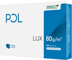 Pollux Papier Ksero A4, klasa B, 161CIE, 80gsm, 500ark. 