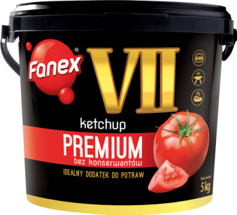 Fanex VII Ketchup premium bez konserwantów 5 kg 