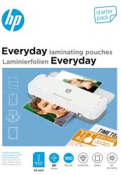 Everyday Folie laminacyjne HP 25 x (A4, A5, A6, B-Card), 80 mic, 100 szt., przezroczyste/połysk