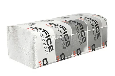 Ręczniki Składane Zz Makulaturowe Ekonomiczne Office Products, 1-Warstwowe, 4000 Listków, 20Szt., Białe