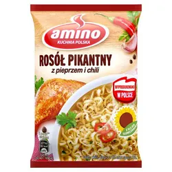 Zupa Amino Nudle Rosół Pikantny Błysk 58 G