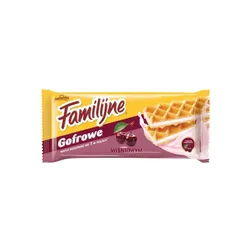 Familijne Gofrowe O Smaku Wiśniowym 140G