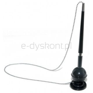 Office Products Długopis na metalowym łańcuszku, stojący, samoprzylepny, niebieski
