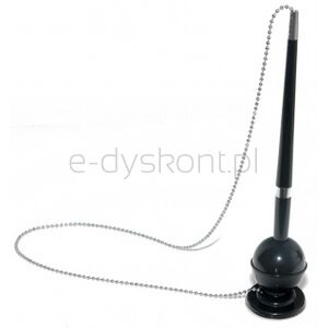 Office Products Długopis na metalowym łańcuszku, stojący, samoprzylepny, niebieski