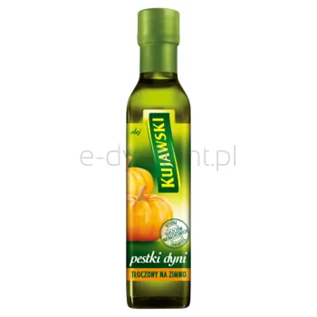 Kujawski Olej Z Pestek Z Dyni Tłoczony Na Zimno 250 Ml