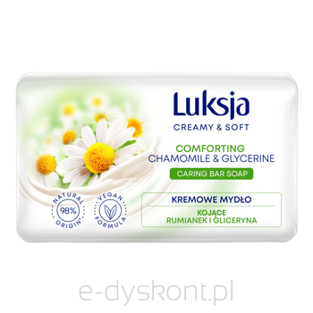 Luksja Mydło W Kostce Creamy Soft Kremowe Rumianek I Gliceryna 90 G