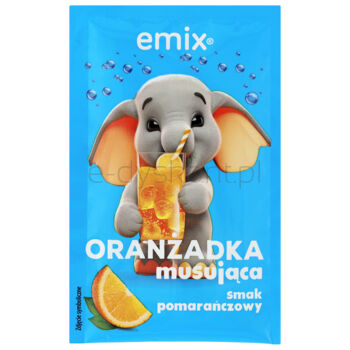 Oranżadka musująca smak pomarańczowy emix 16g
