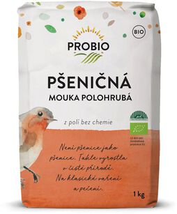 Mąka Pszenna Krupczatka Typ 450 Bio 1 Kg - Probio [BIO]