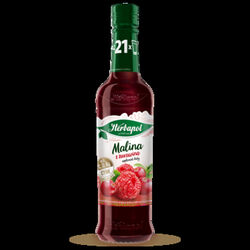 Herbapol Syrop Owocowy  Malina Z Żurawiną Z Wit. C, D, B6 I Cynkiem 420Ml