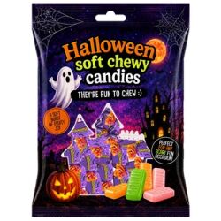 Halloween Cukierki do żucia o smakach owocowych 300 g