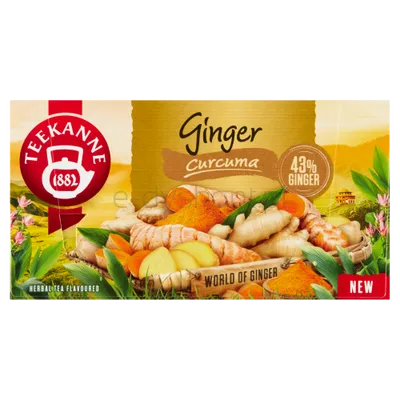 Teekanne Herbatka Ziołowa Ginger Curcuma 20 Torebek X 1,75G