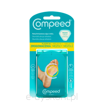 Compeed Plastry Na Zrogowacenia 6 Szt.