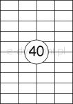Office Product Etykiety 52,5x29,7mm, białe, 100 ark.  - 2