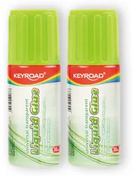 Keyroad Klej w Płynie z gąbczastą końcówką, 30ml, pakowane na displayu