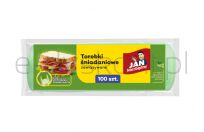 Jan Niezbędny Torebki Śniadaniowe Zawiązywane, 100 Szt. - 2