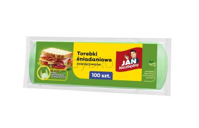 Jan Niezbędny Torebki Śniadaniowe Zawiązywane, 100 Szt.