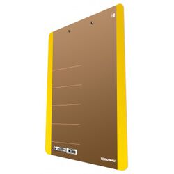 Donau Clipboard  Life, karton, A4, z klipsem, żółty