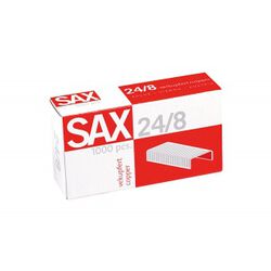 SAX Zszywki 24/8, miedziane, 1000szt.