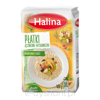 Halina Płatki Jęczmienne Błyskawiczne 400G