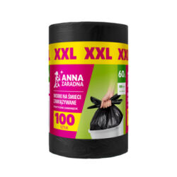 Anna Zaradna worki EASY-PACK czarne XXL 60L 100szt