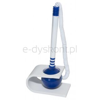 Office Products Długopis na sprężynce, stojący, smoprzylepny, niebieski [BIURO]