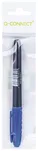 Marker do płyt CD/DVD Q-CONNECT, 1mm (linia), zawieszka, niebieski - 2