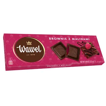 Wawel Czekolada Brownie z malinami 252g