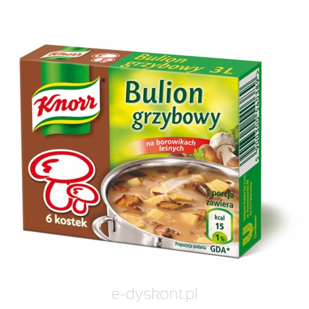 Knorr Bulion Bulion Grzybowy Na Borowikach Leśnych 3 L 60G