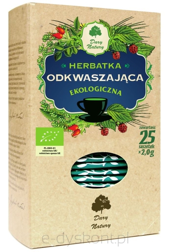 Herbatka Odkwaszająca Bio (25 X 2 G) 50 G - Dary Natury [BIO]