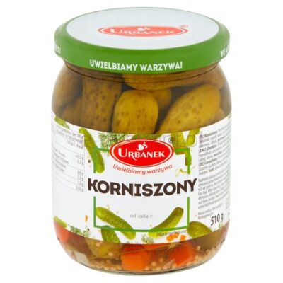 Ogórki Korniszony 510 G Urbanek