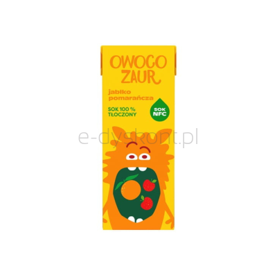 Owocozaur sok jabłko pomarańcza NFC 200 ml