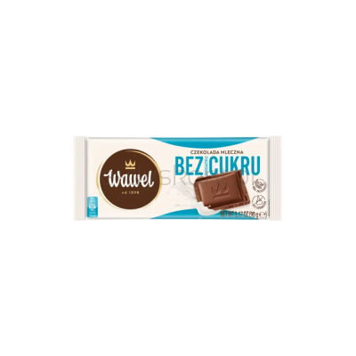 Wawel Czekolada Mleczna Bez Dodatku Cukru 80G